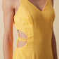 MADISON V-Neck Sleeveless Linen Maxi Dress