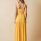 MADISON V-Neck Sleeveless Linen Maxi Dress