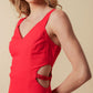 MADISON V-Neck Sleeveless Linen Maxi Dress