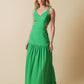 MADISON V-Neck Sleeveless Linen Maxi Dress