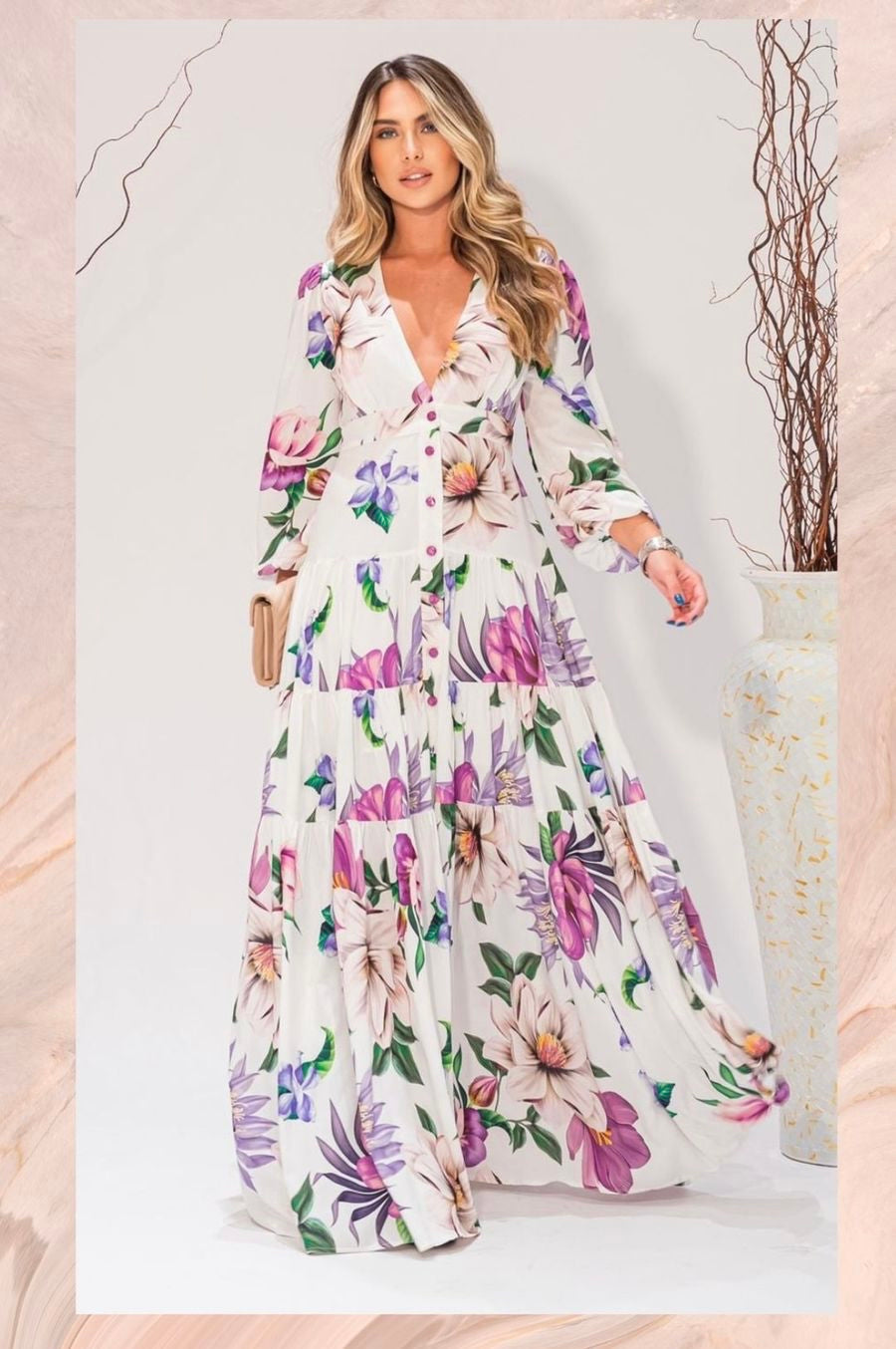 AMANDA Floral Maxi Dress - FINAL SALE