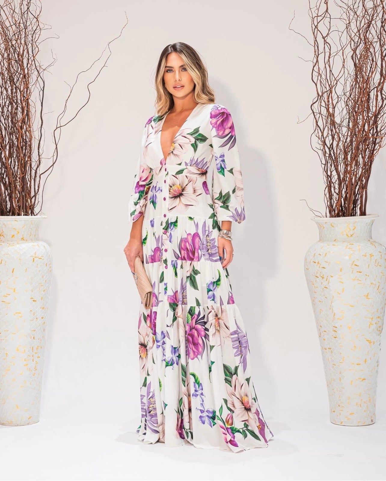 AMANDA Floral Maxi Dress - FINAL SALE