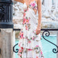 AMELIE Floral Print Maxi Dress