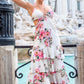 AMELIE Floral Print Maxi Dress