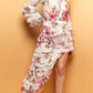 AMBER Floral Ruffled Long Sleeve Blouse