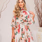 CINDY Floral Long Sleeve Mini Dress - FINAL SALE