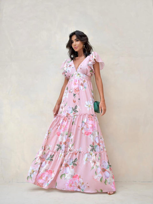 DAPHNE Maxi Floral Dress - FINAL SALE