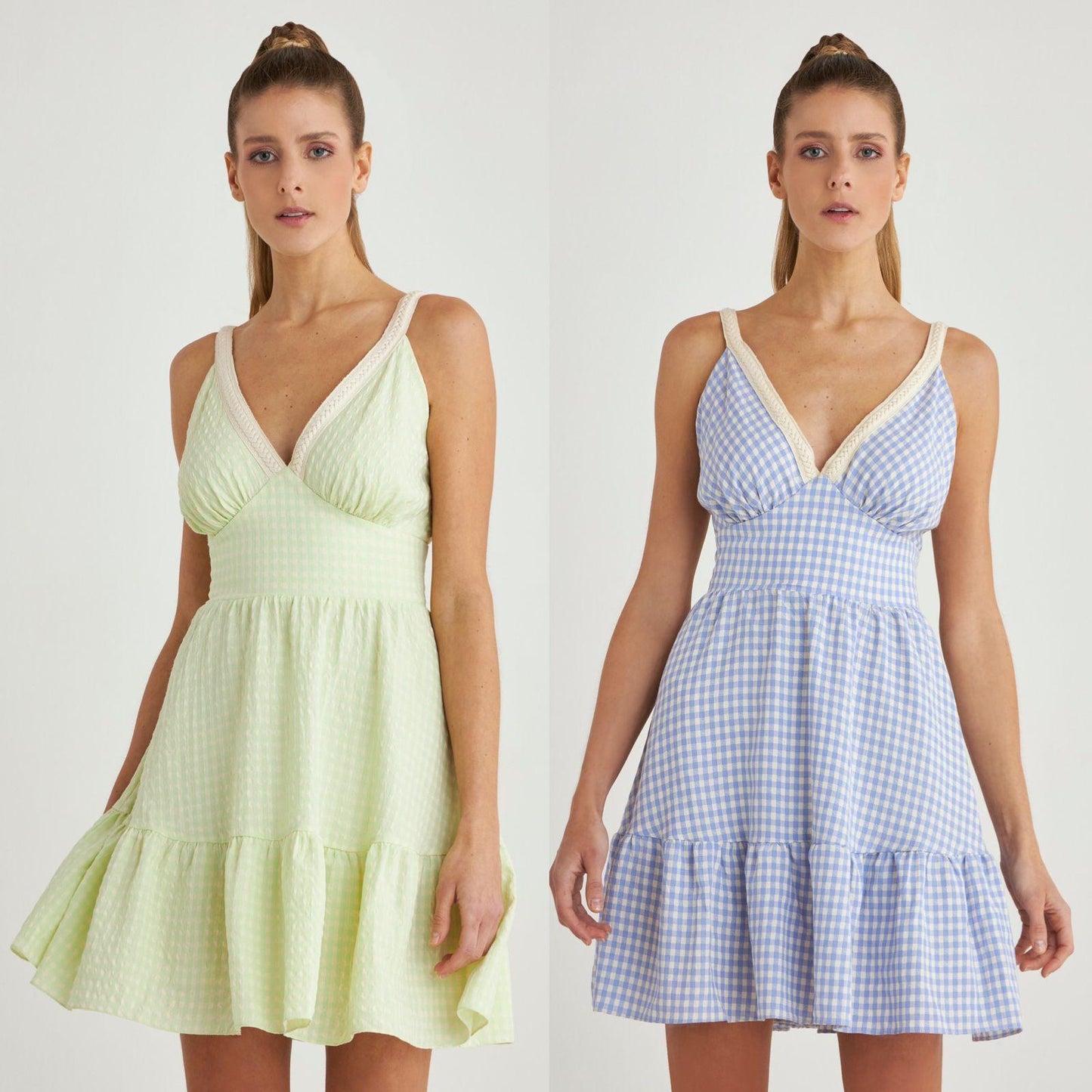 DONNA Gingham Mini Dress - FINAL SALE
