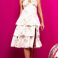 FLORA Ruffle Midi Dress