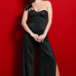 FRANCIS One Shoulder Triple Strap Flare Jumpsuit