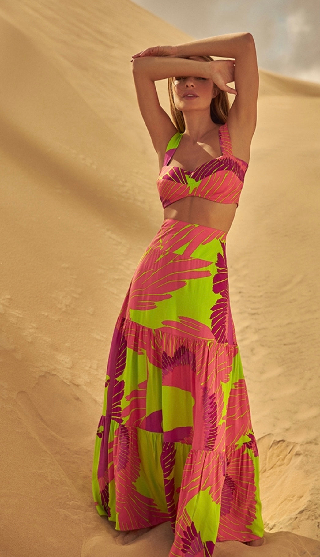 GINNY Tropical Maxi Skirt - FINAL SALE