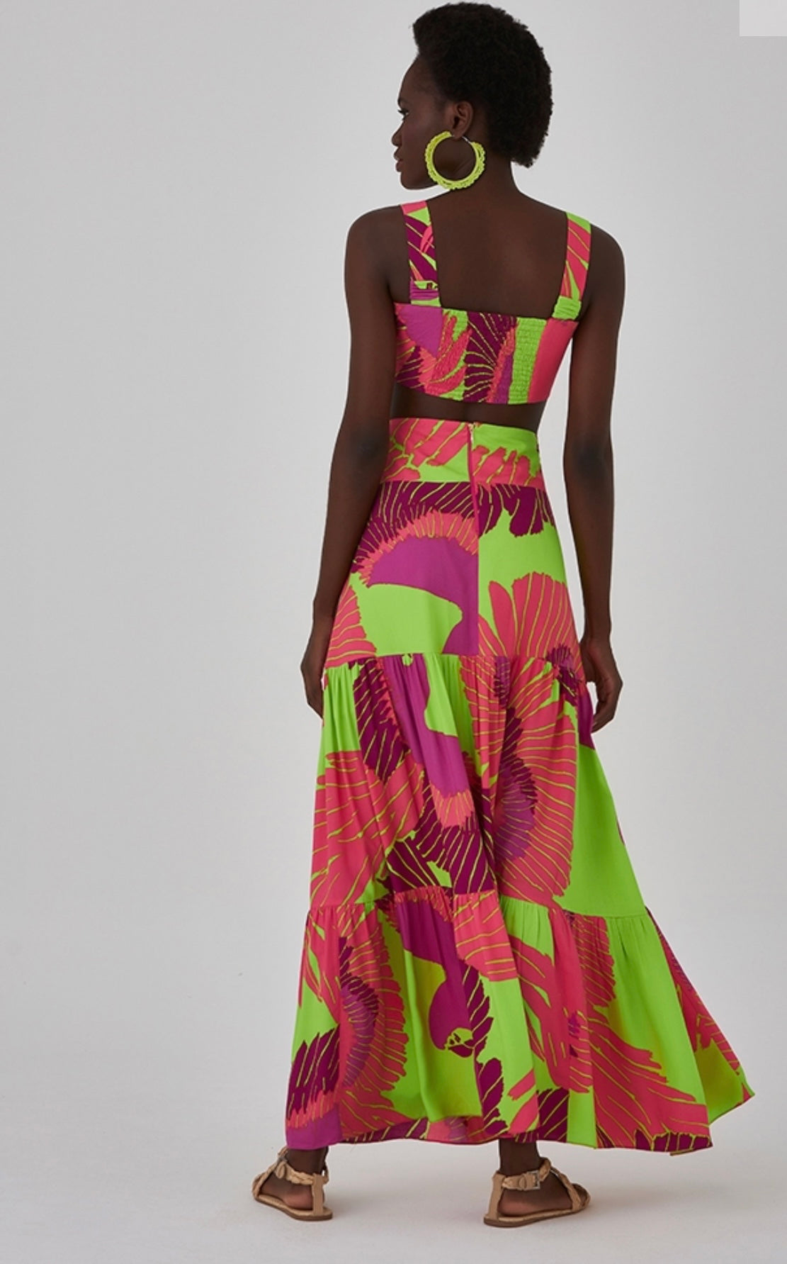 GINNY Tropical Maxi Skirt - FINAL SALE