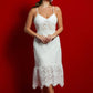 KATIA Eyelet Spaghetti Strap Mermaid Style Midi Dress
