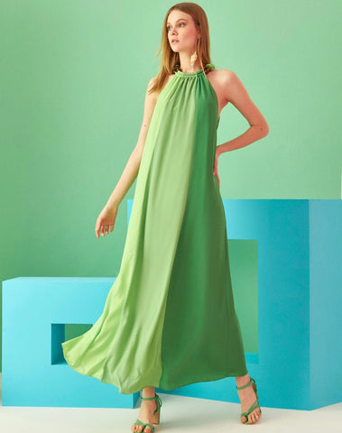 KATY Boho Halter Maxi Dress - FINAL SALE