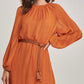 NOEMI Boho Sheer Rope Belted Mini Dress - FINAL SALE