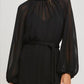 NOEMI Boho Sheer Rope Belted Mini Dress - FINAL SALE