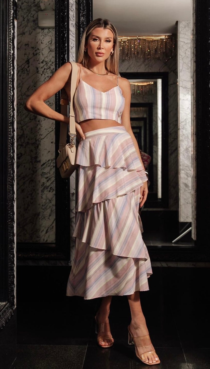 NINA Layers Midi Skirt