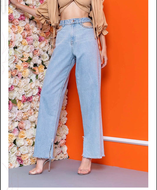 RACHEL Cut Out Denim