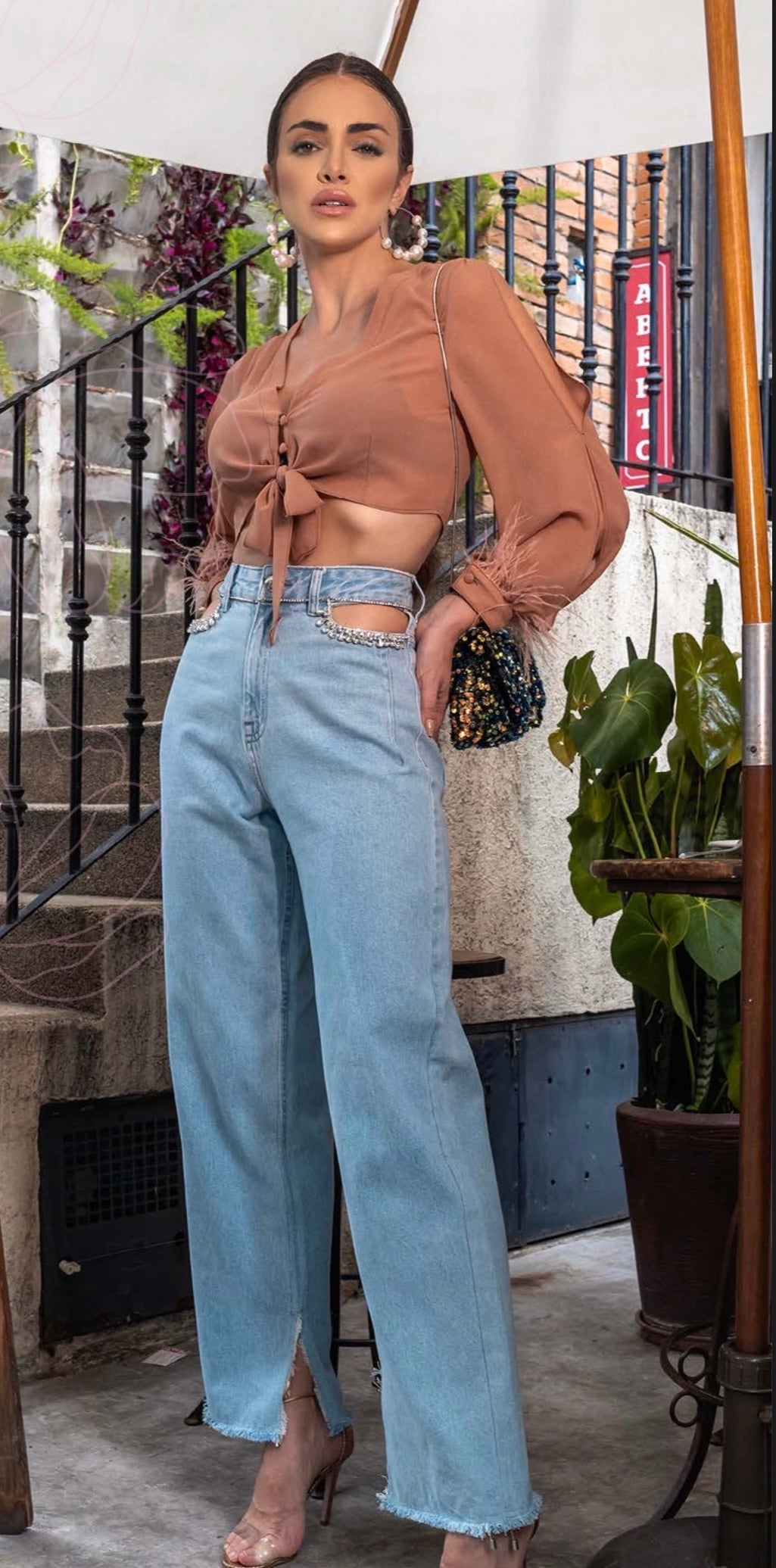 RACHEL Cut Out Denim