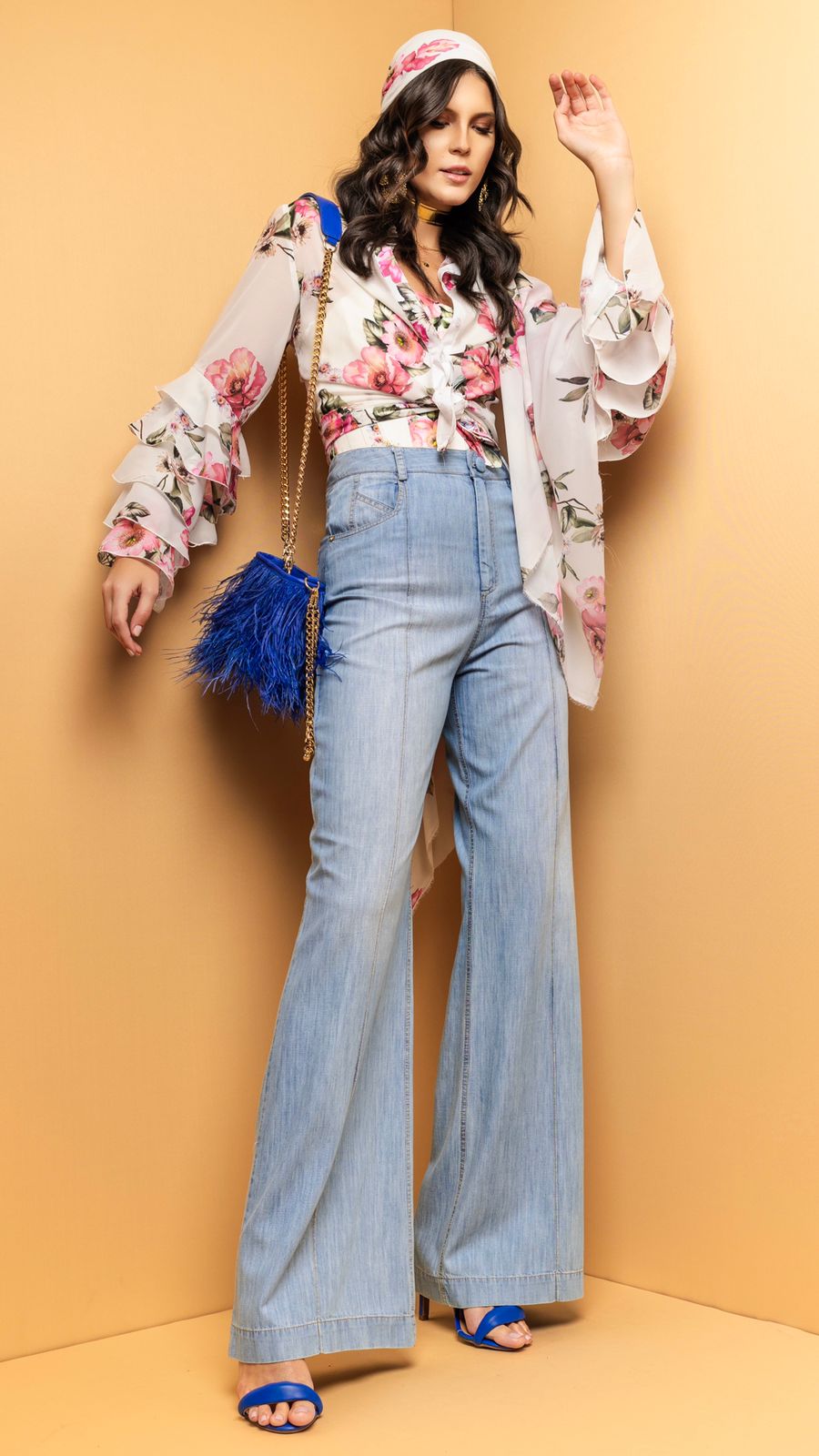 RILEY Flare Light Wash Jeans