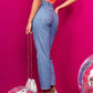 RUTH Heart Shaped Cut Out Denim