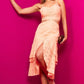 TINA Eyelet Cutout Midi Dress